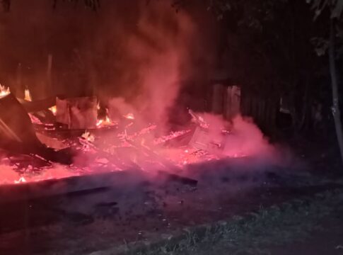 incendio de su casa en Campo Viera