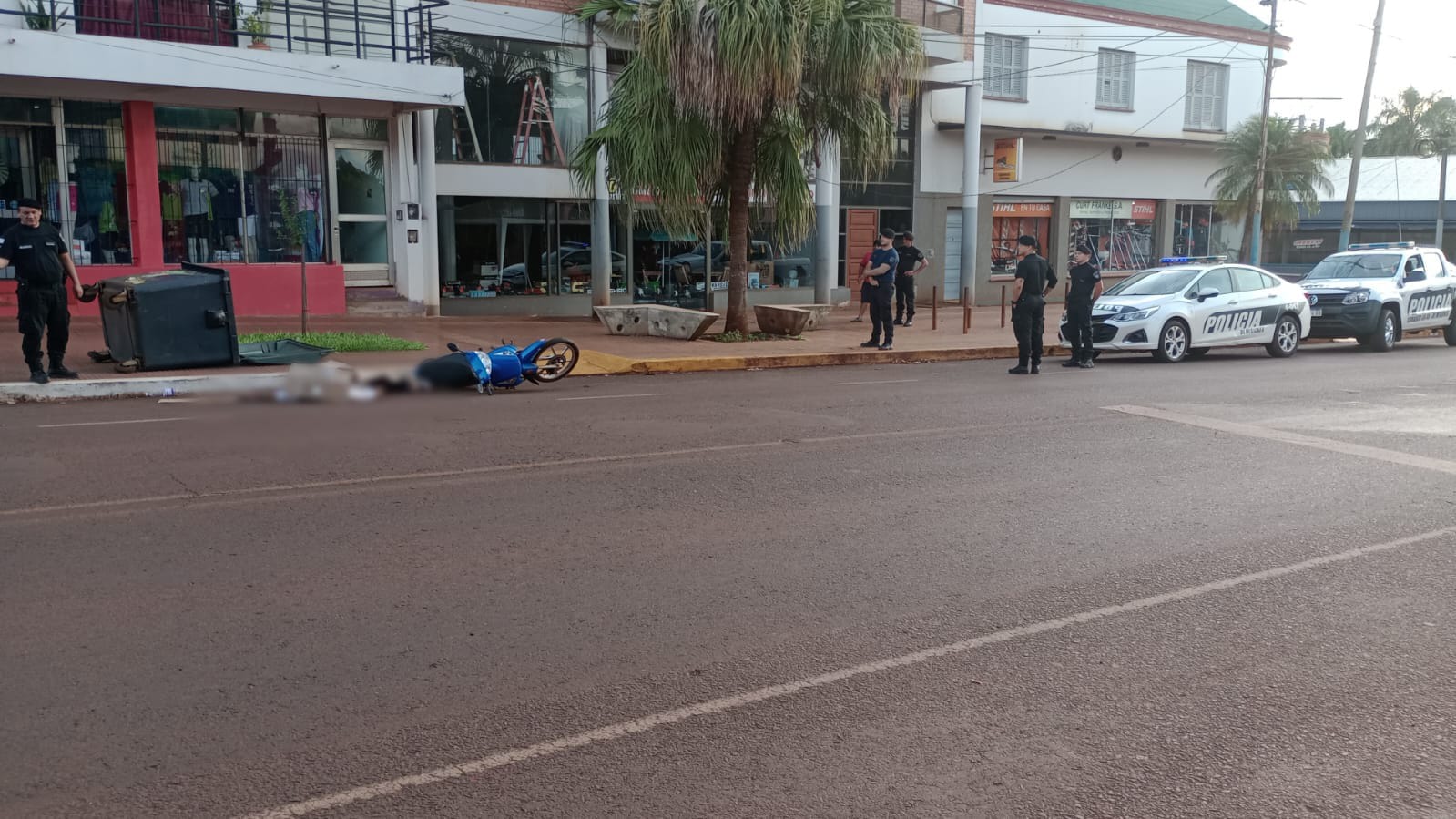 motociclista murió en Montecarlo