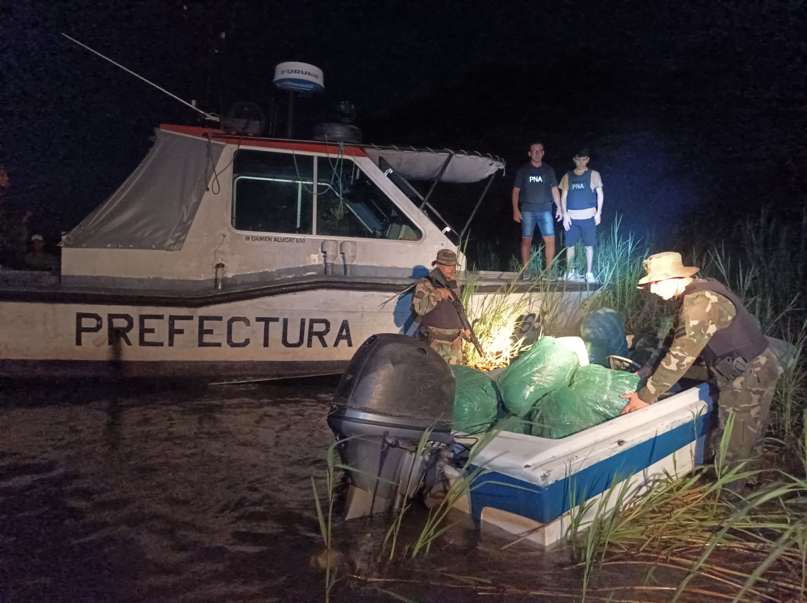 cargamento de 320 kilos de marihuana