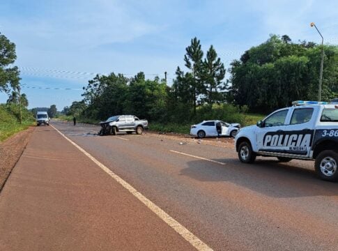 Choque frontal en la ruta Nacional 14