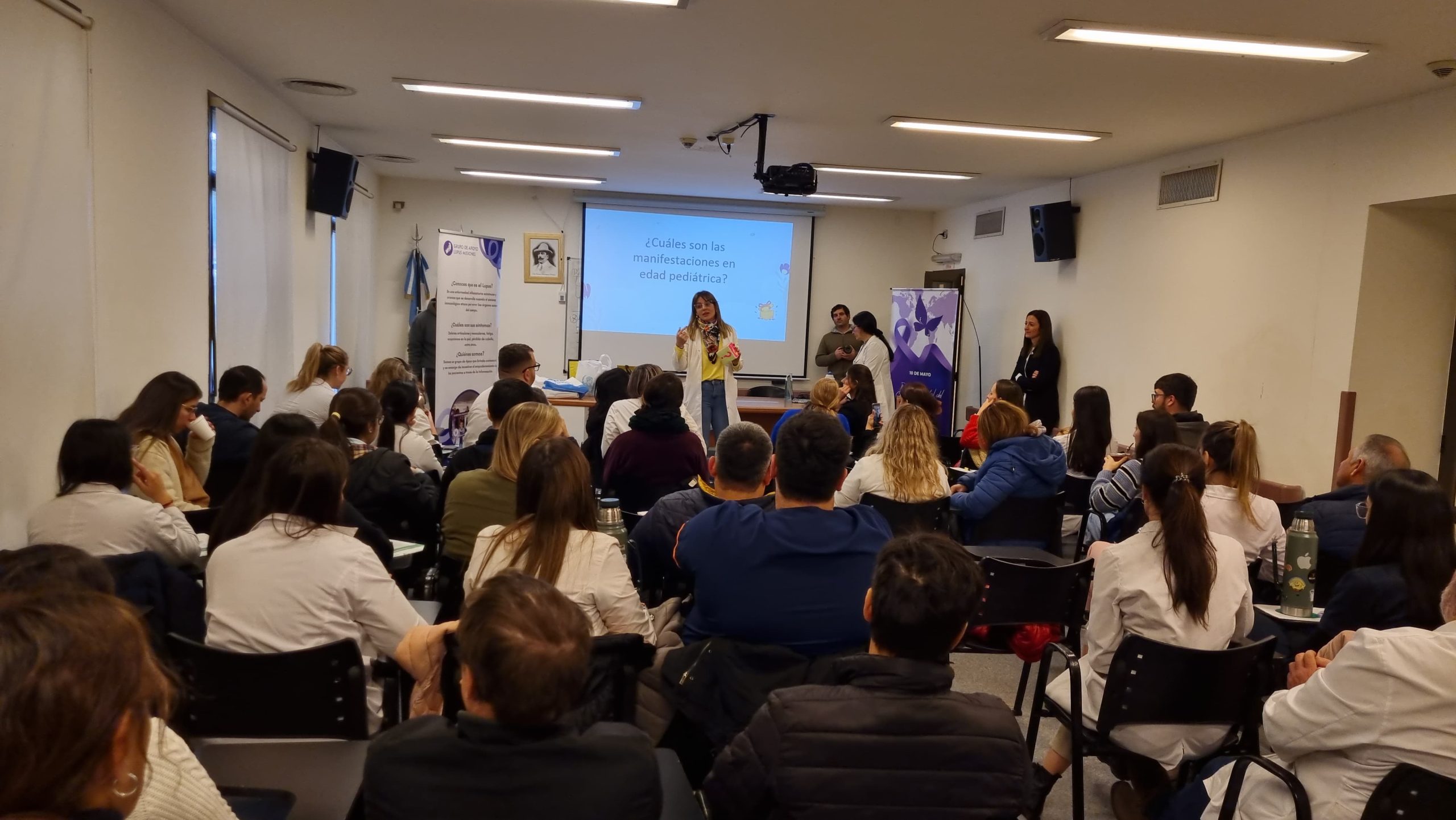  charla en el Hospital Escuela sobre Lupus 
