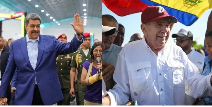 Nicolás Maduro y Edmundo González Urrutia.