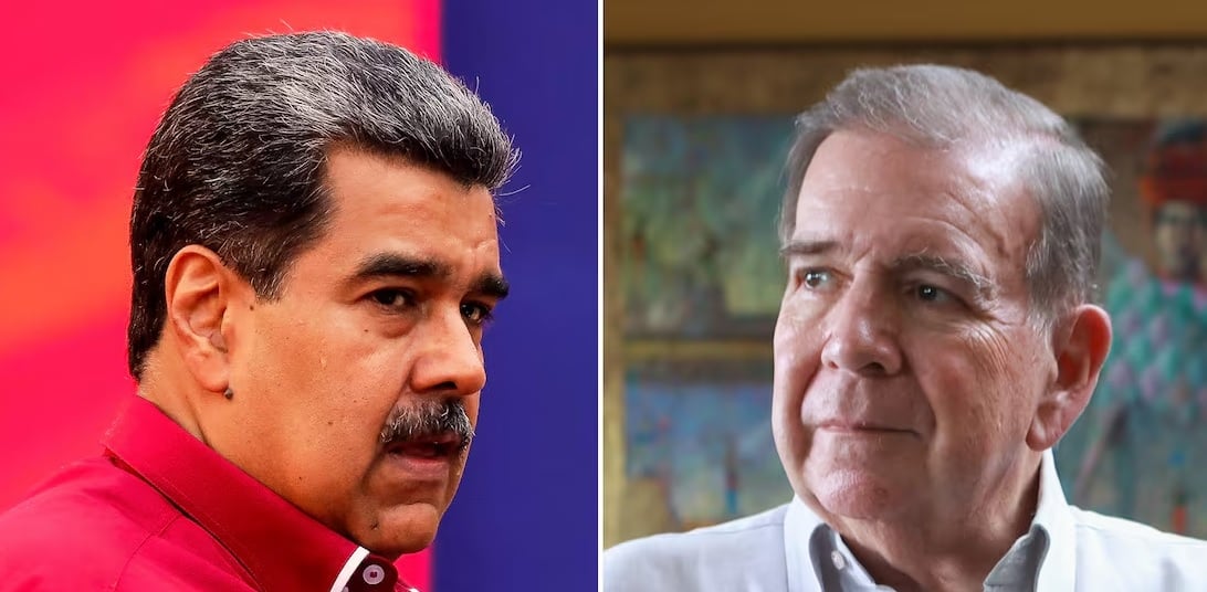 Nicolás Maduro y Edmundo González Urrutia.