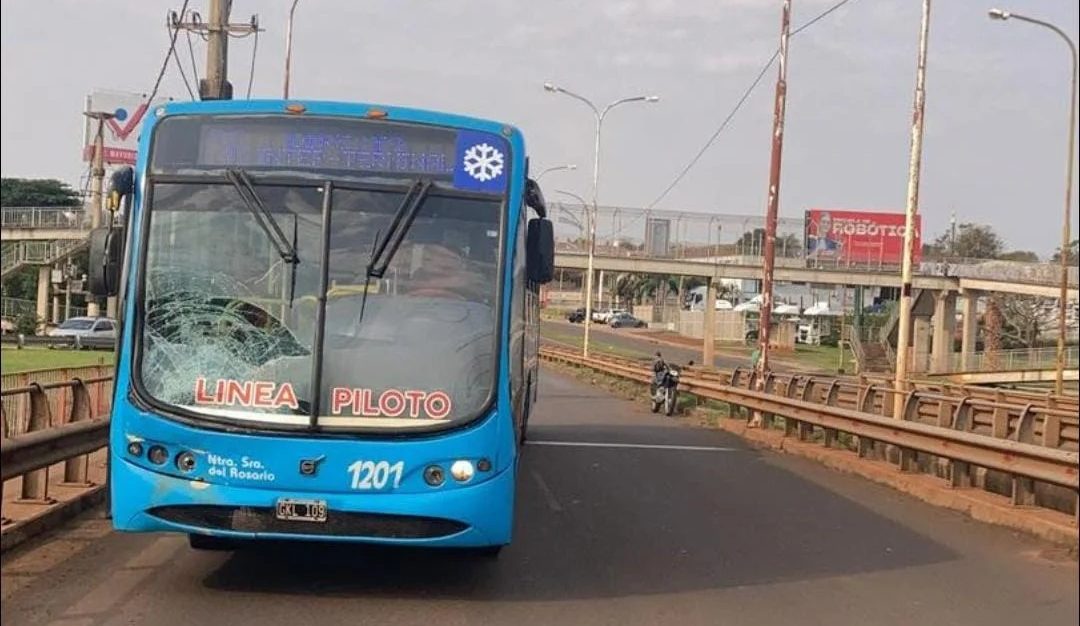 se arrojó frente a un colectivo