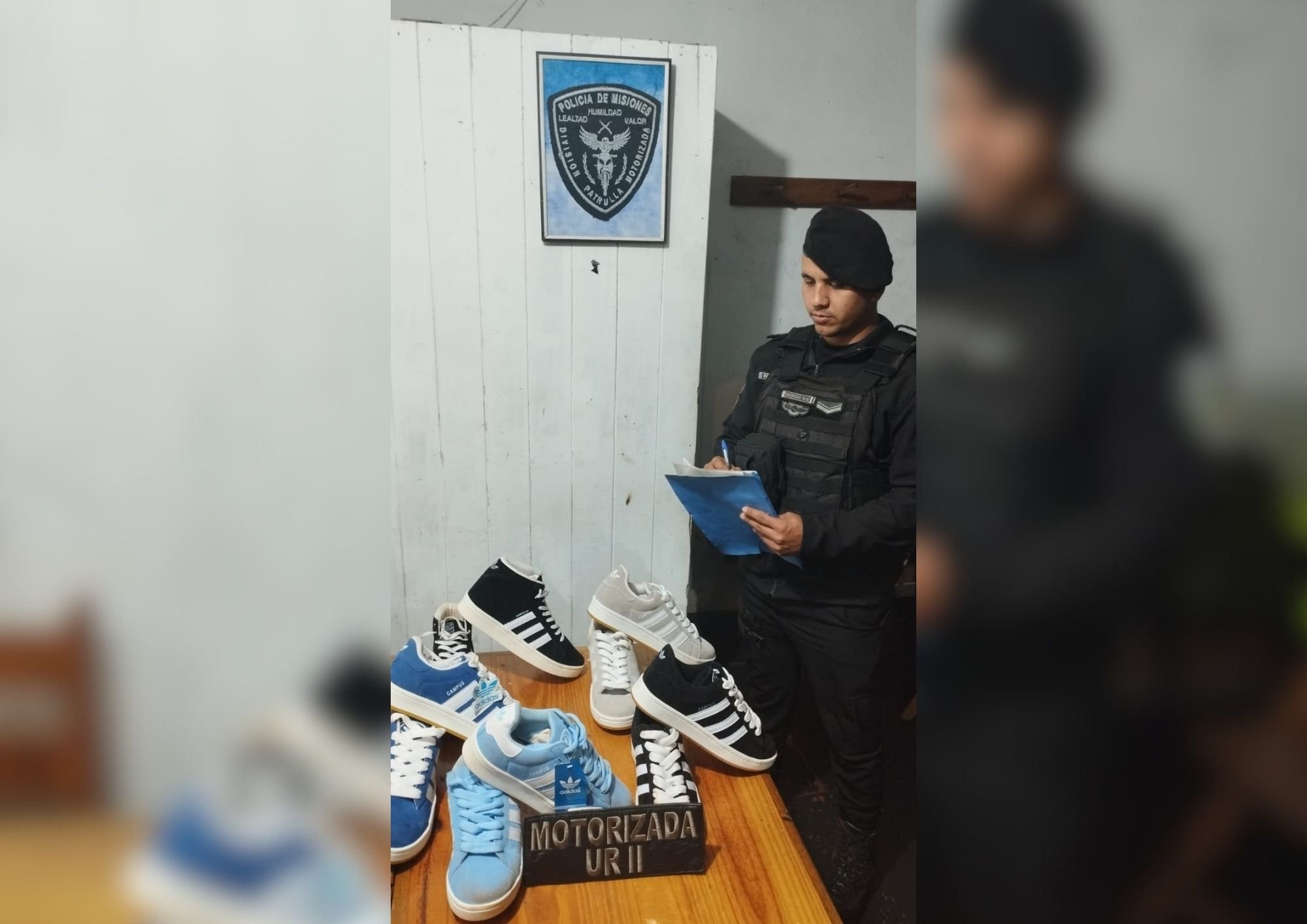 policía recuperó mercadería robada