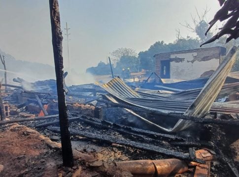 incendio de su vivienda en Fracrán