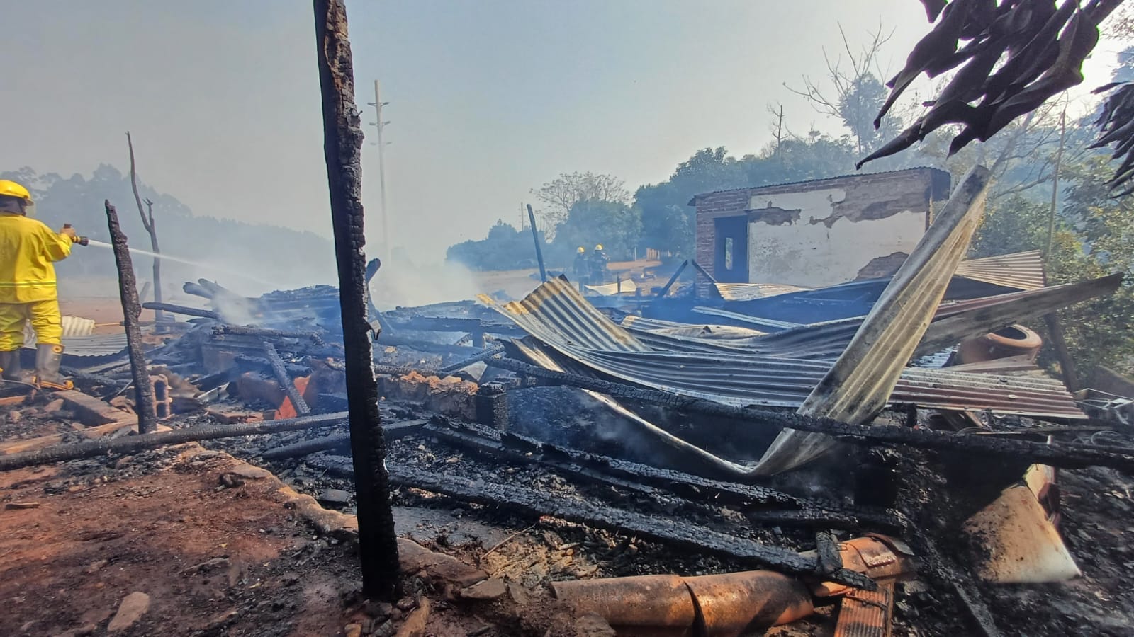 incendio de su vivienda en Fracrán