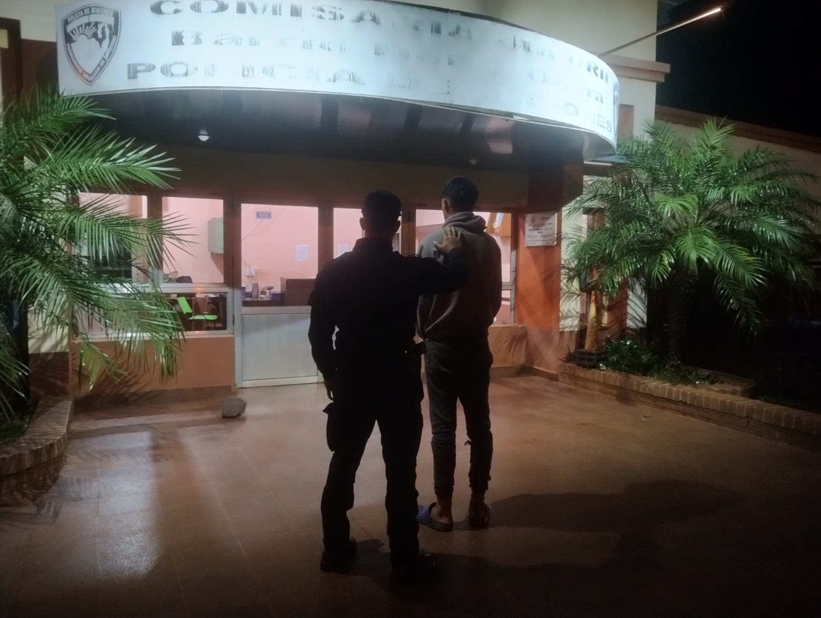 terminó detenido por la Policía
