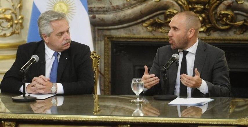 Alberto Fernández y Martín Guzmán.