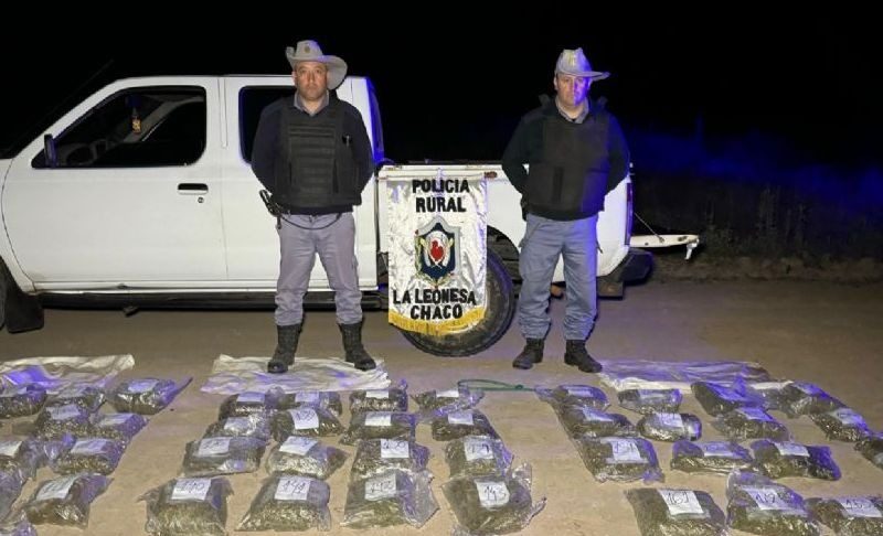 marihuana en una ruta de Chaco