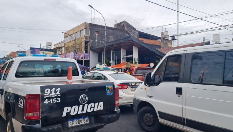 escándalo en el acampe policial en posadas