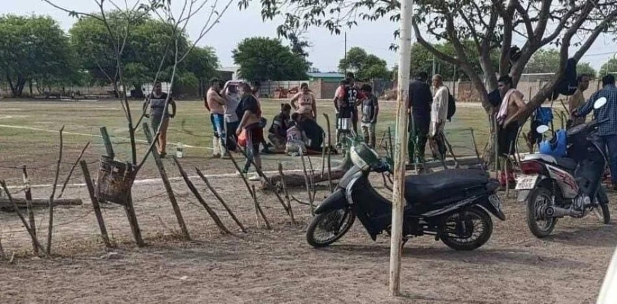 falleció mientras jugaba un partido de fútbol