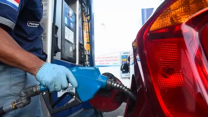 Caída en la venta de combustibles