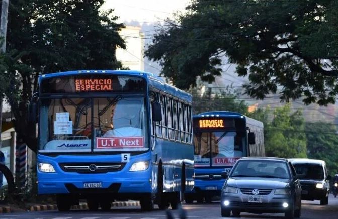 boleto de colectivo en Oberá