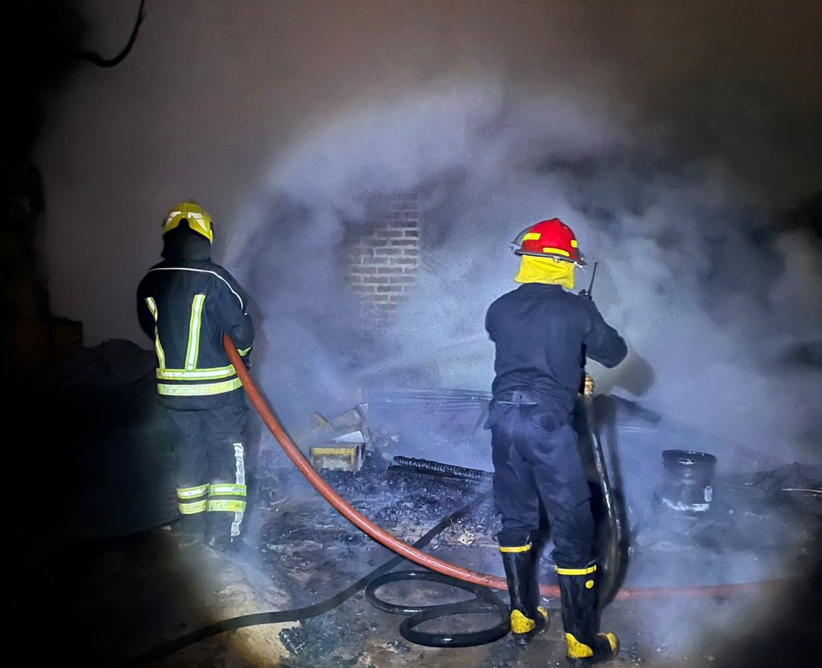 Se incendió una vivienda en el barrio Copisa de Oberá
