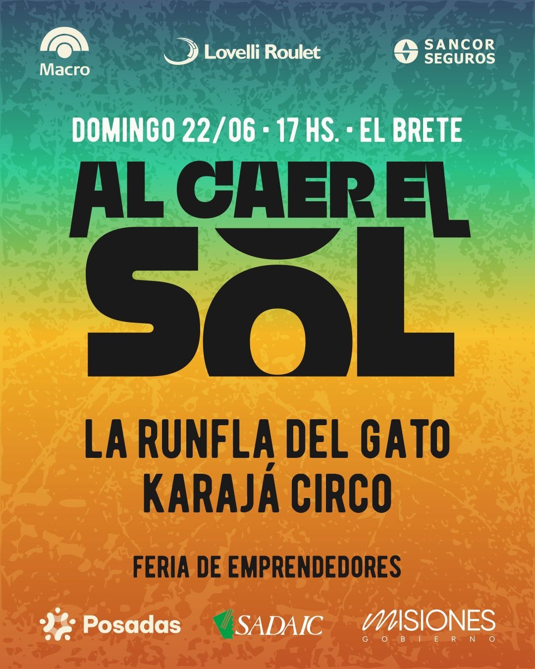 Rock nacional en El Brete y chamamé