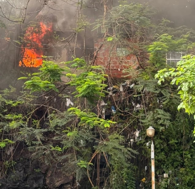 Se incendió una casa en la Costanera de Posadas