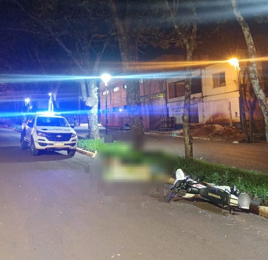 Falleció motociclista