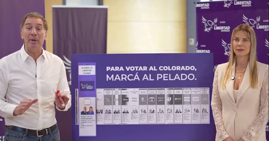Para votar al colorado, marcá al pelado