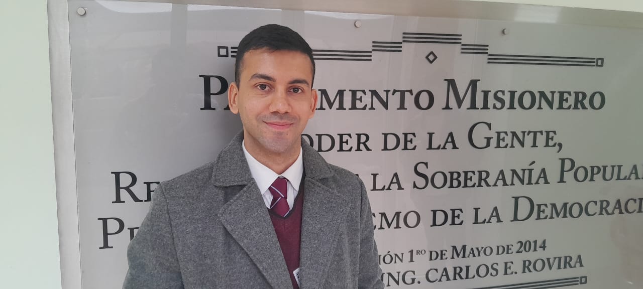 el apoderado de la LLA en Misiones Walter Báez