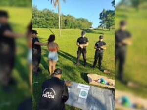mujer-detenida-por-vender-droga-a-traves-de-sus-hijos-en-Iguazu