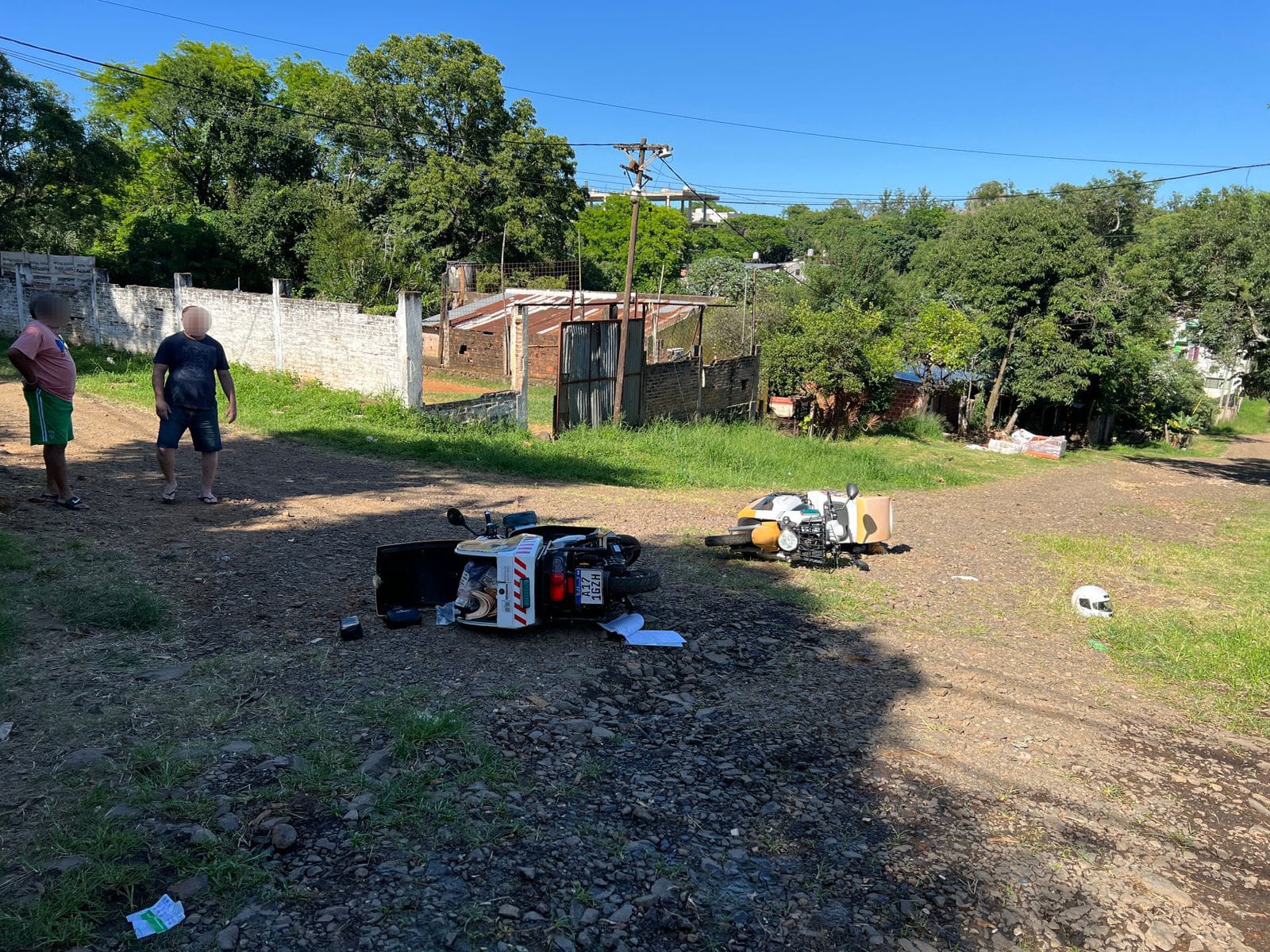 robo a motoambulancieros en Posadas