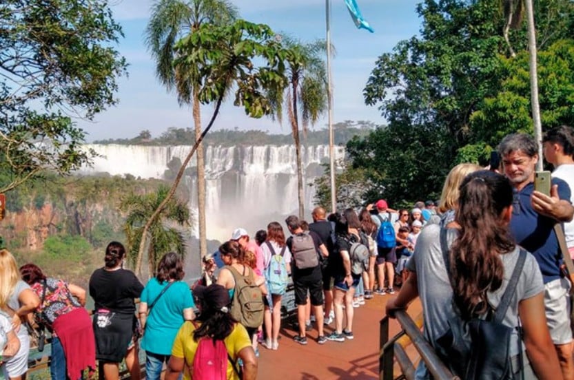 el Parque Nacional Iguazú registró 23.999 ingresos