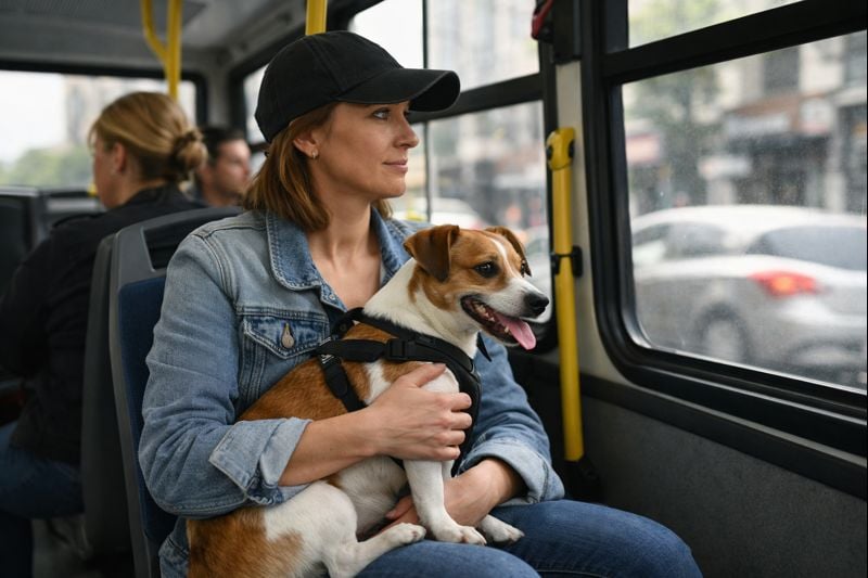 traslado de mascotas en micros y trenes