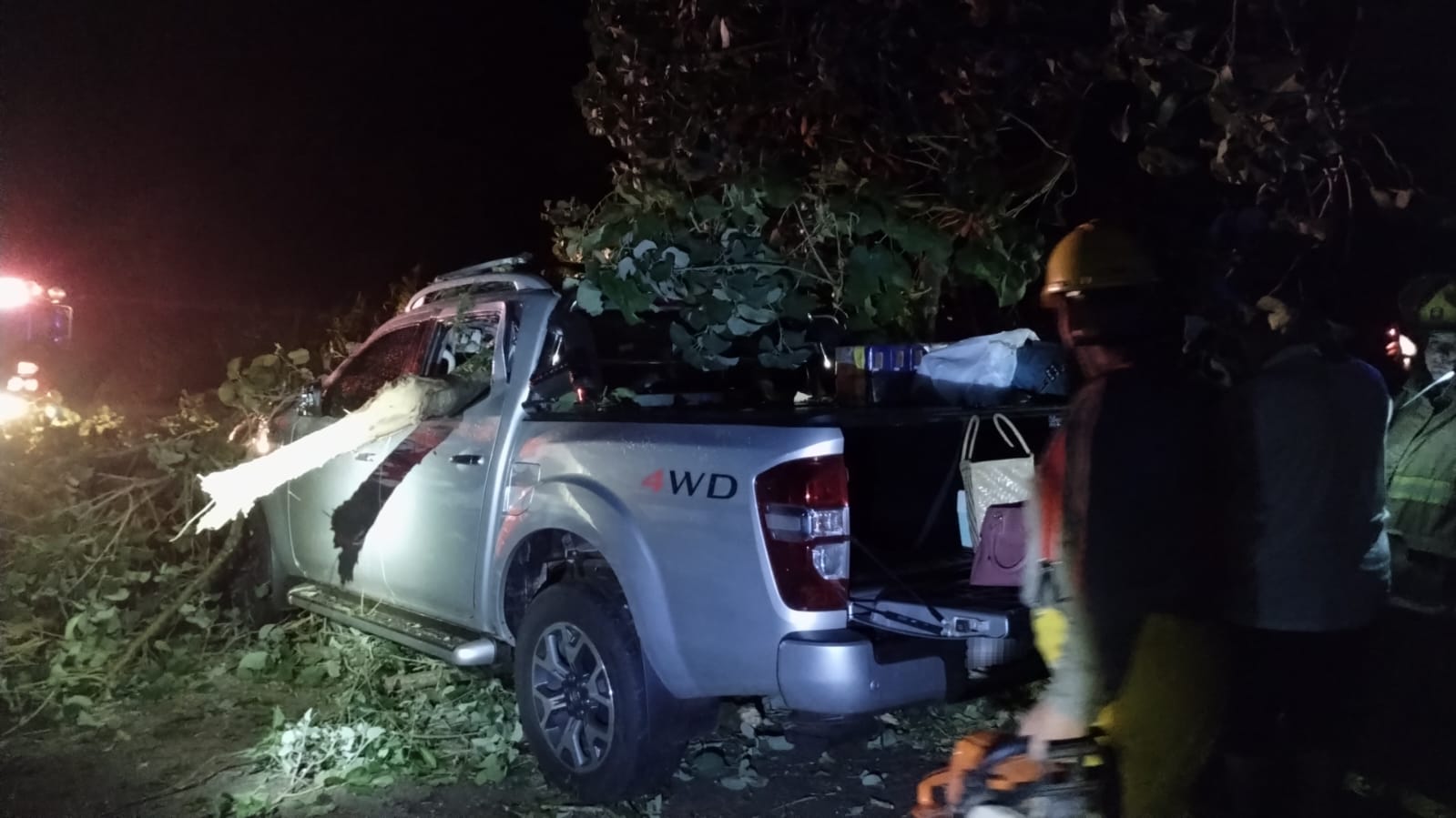 Colisión en cadena en Santiago de Liniers