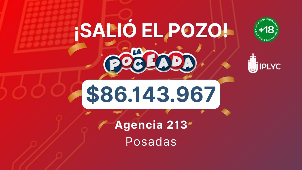 La Poceada Misionera premió a un posadeño con más de $86 millones