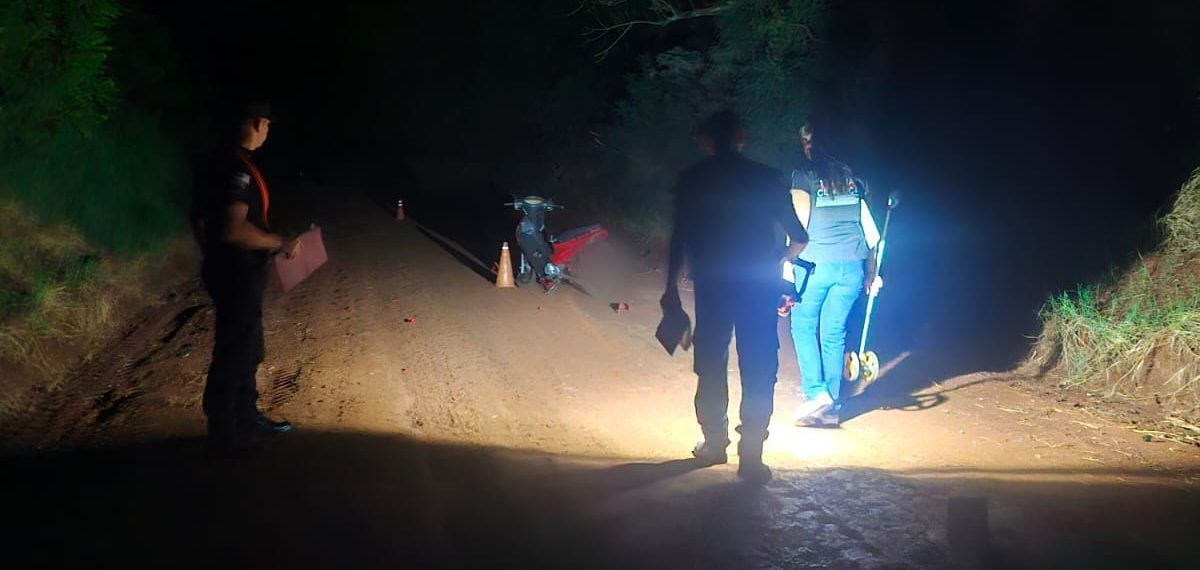 motociclista lesionado