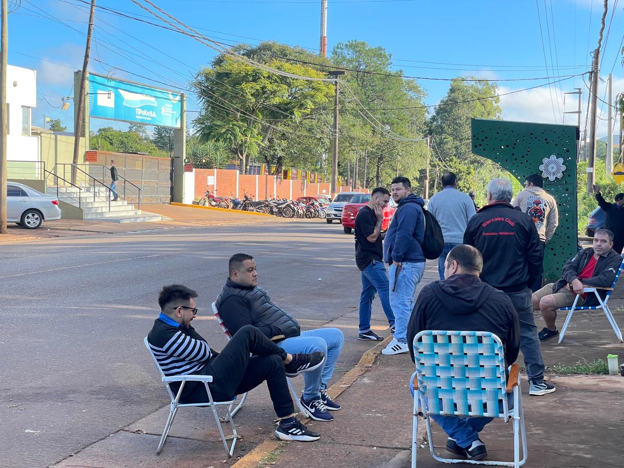 Paro de colectivos en Posadas (5)