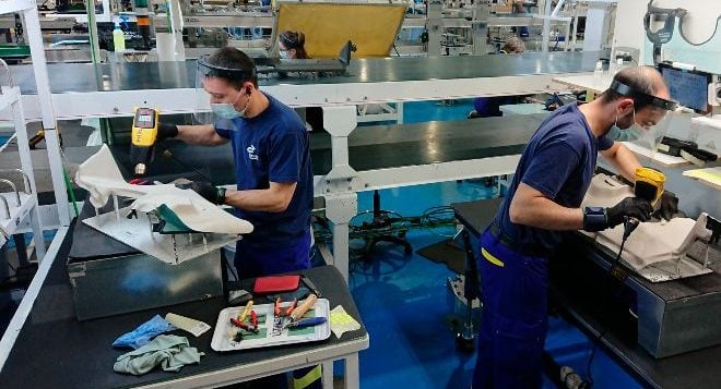 producción industrial