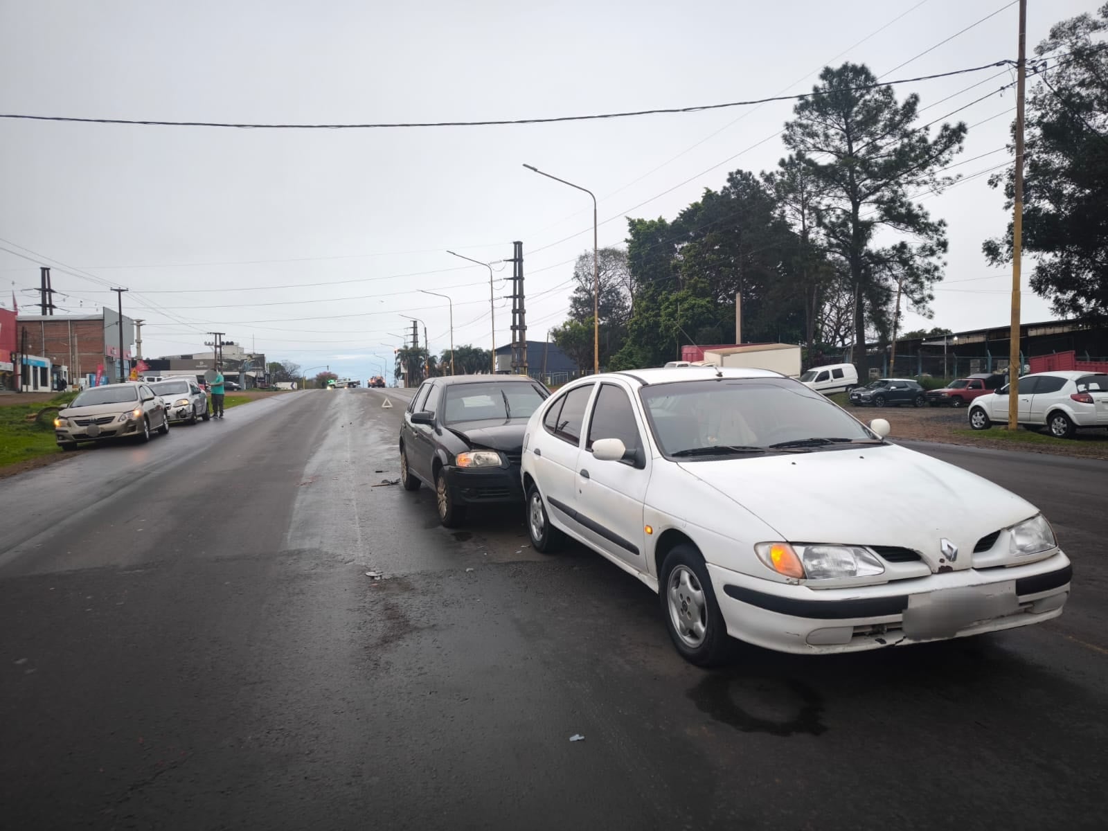 Choque en cadena entre 6 vehículos en Posadas