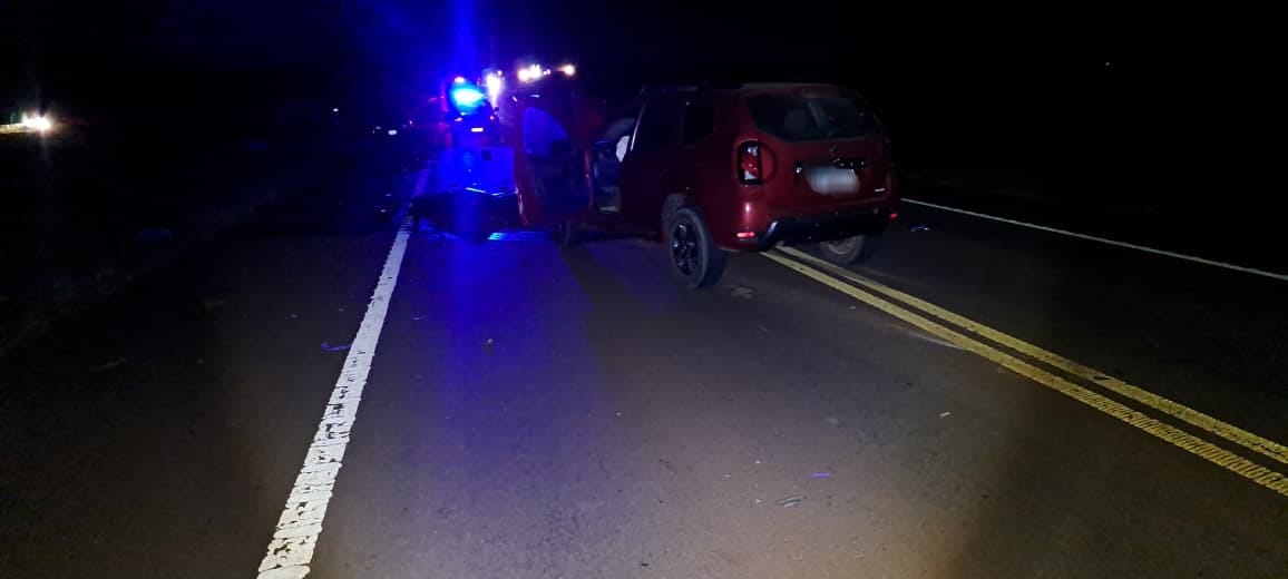 motociclista falleció en un choque frontal sobre la Ruta14