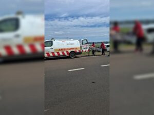 choque-entre-dos-vehiculos-en-el-Acceso-Sur-de-Posadas